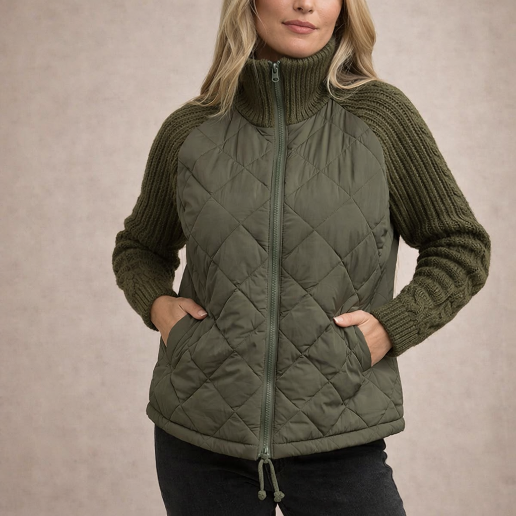 Milena Strick Steppjacke