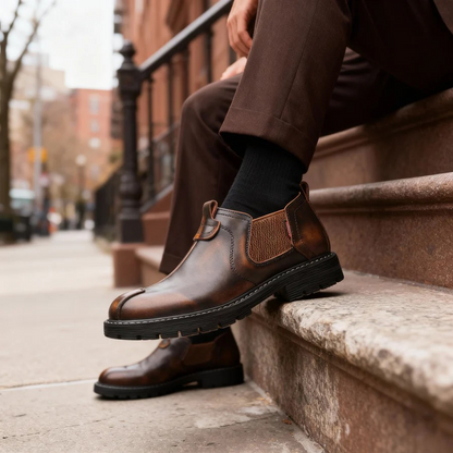 Matteo Leder Boots