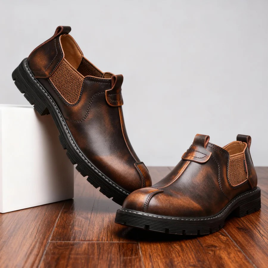 Matteo Leder Boots