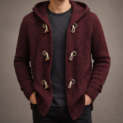 Luca Kapuzen-Strickjacke