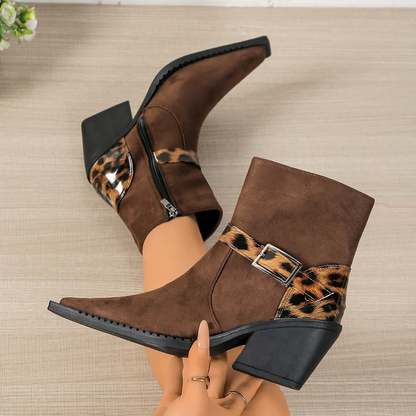 Mara Leder Boots